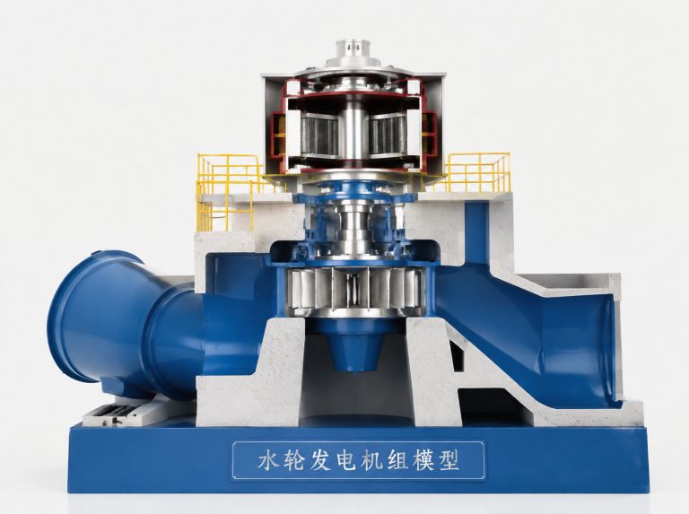 拉萨水轮发电机组剖视模型